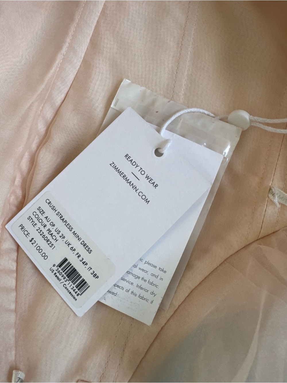 Zimmermann
Crush silk organza bustier dress - Picture 3 of 4